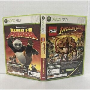 LEGO Indiana Jones and Kung Fu Panda Dual Pack (Microsoft Xbox 360, 2008)